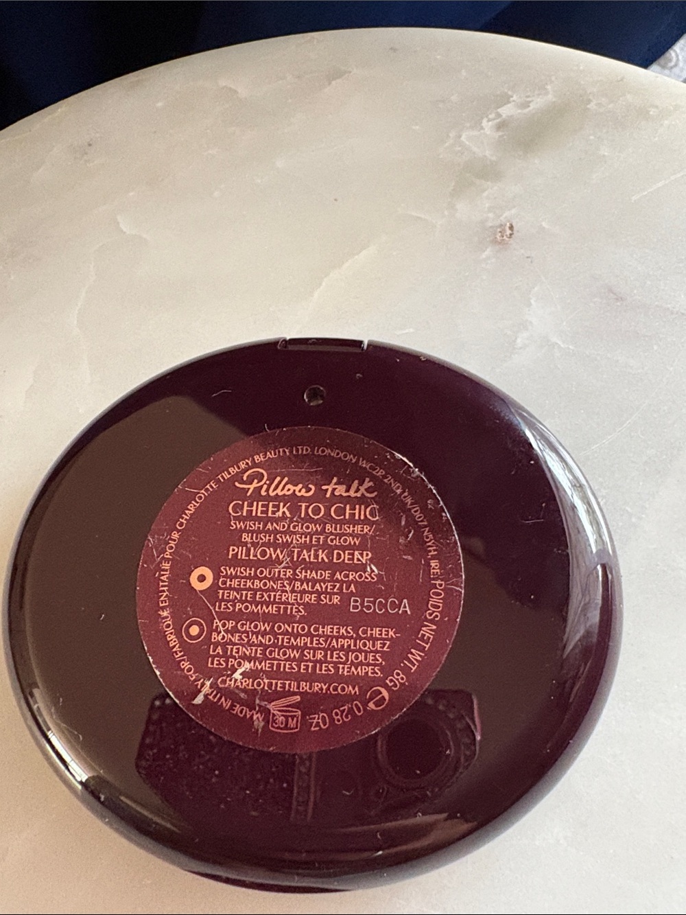 Charlotte Tilbury Cheek to Chic blush in PILLOW TALK DEEP ✨NWOB✨ - Picture 3 of 4